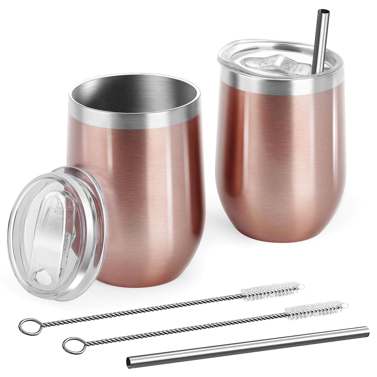  2pcs Taza Termica Termo para Cafetera Antigoteo Leche y Té
| Vasos de Acero Inoxidable para Beber Café Caliente y Frío
